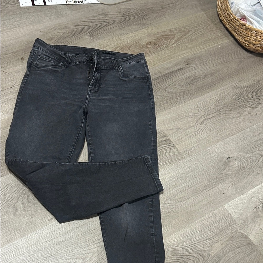 Kendall & Kylie Dark Gray Skinny Jeans